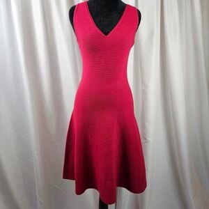 The Green Pineapple Alisa Flare Dress | Crimson | Cottagecore Sz S | Retail $298